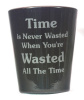 Wasted all the time Personalized Shot Glass with Name